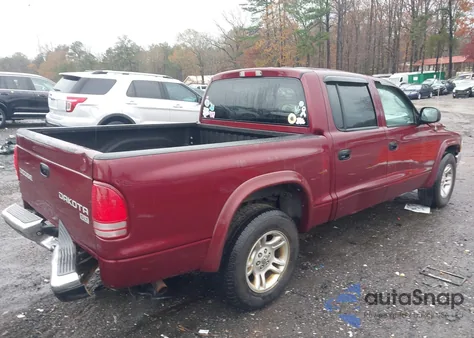 2003 Dodge Dakota Slt from USA, damaged, VIN 1D7HL48N13S339785